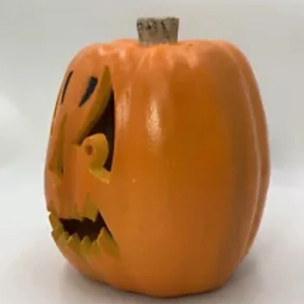 Vtg 1998 Halloween Foam Blow Mold Pumpkin Jack O Lantern The Paper Magic Group